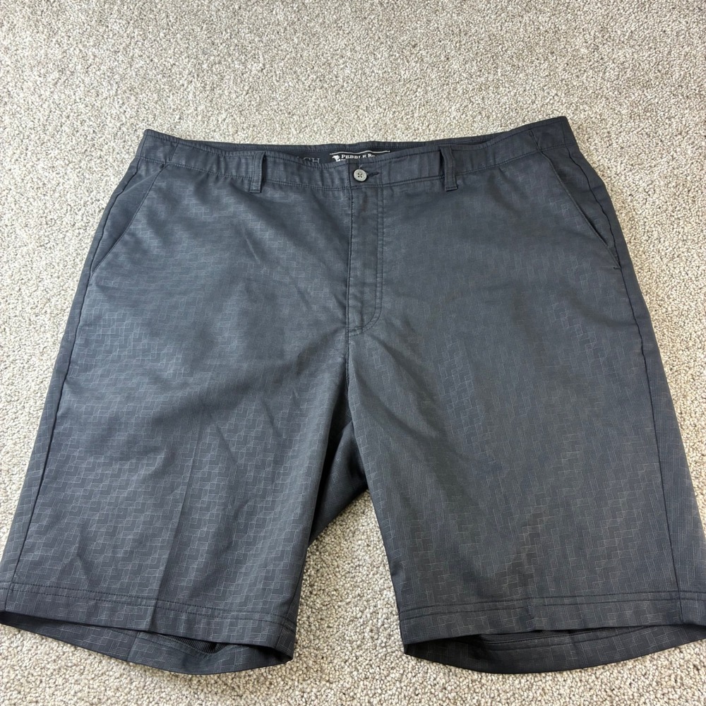 Pebble Beach‎ Dry Luxe Performance Shorts Mens Size 40 Gray Golf Casual